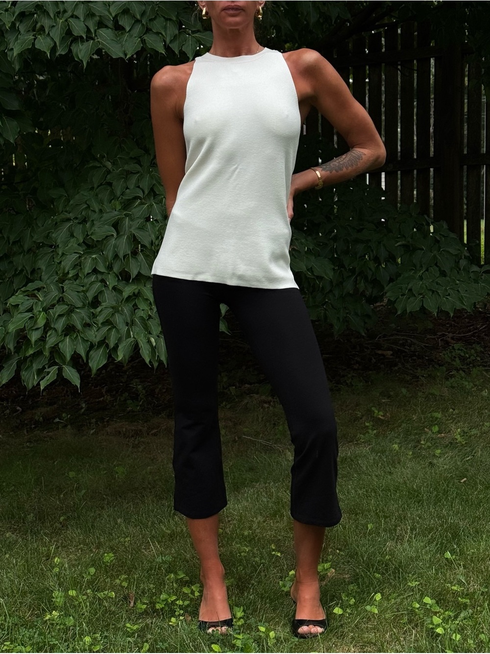 Minimalist Ivory Tank Top